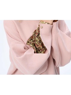 Sweter damski Czarter 40/42Pudrowy róz