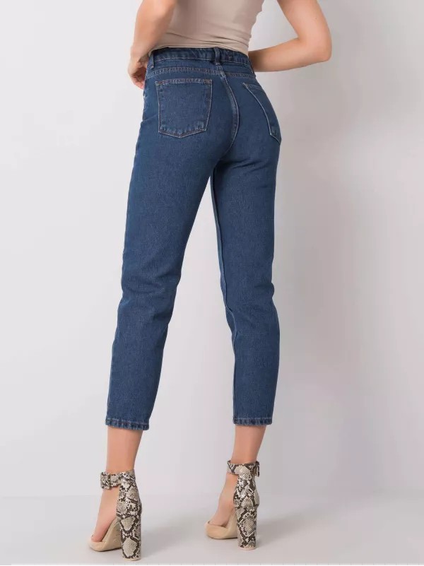 Spodnie jeans-318-SP-505.70P-ciemny niebieski