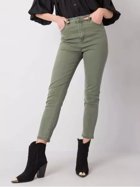 Spodnie jeans-319-SP-6056.43-khaki