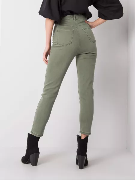 Spodnie jeans-319-SP-6056.43-khaki