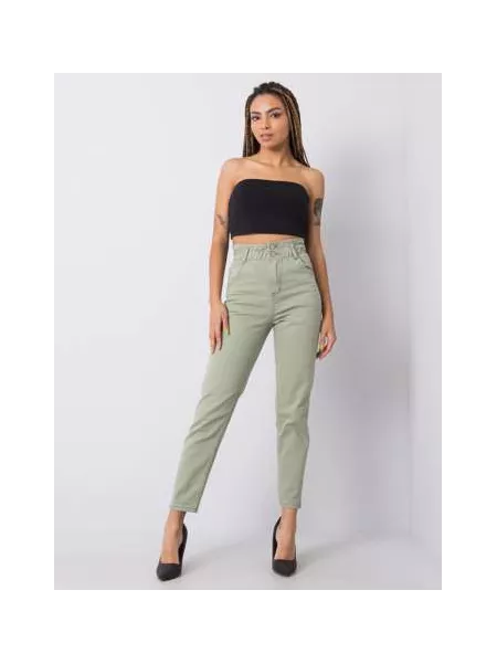 Spodnie jeans-336-SP-2156.33P-pistacjowy