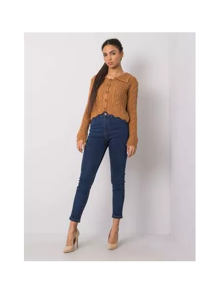 Spodnie jeans-320-SP-2614.05P-ciemny niebieski