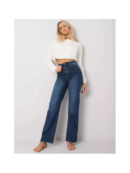 Spodnie jeans-MR-SP-351.72P-granatowy