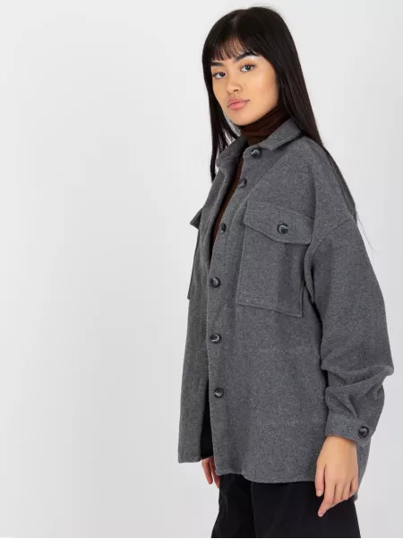 Koszula-DN-KS-4005.99P-ciemny szary