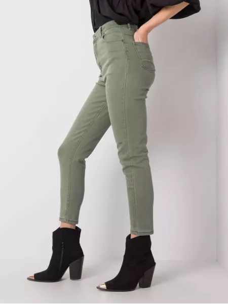 Spodnie jeans-319-SP-6056.43-khaki