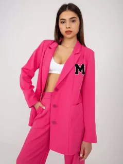 Marynarka-LK-MA-509239.40P-ciemny różowy