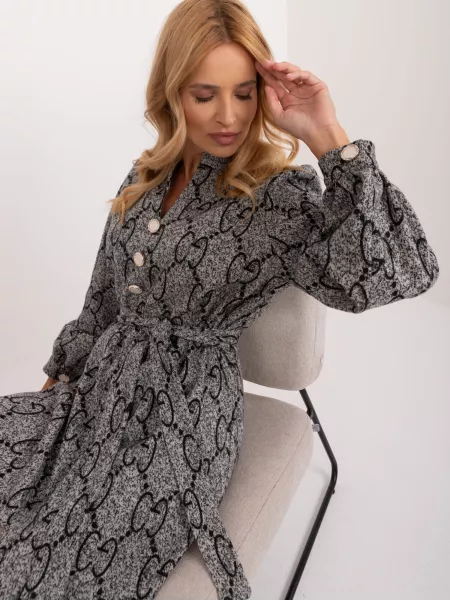 Sukienka-LK-SK-509107.00X-szaro-czarny