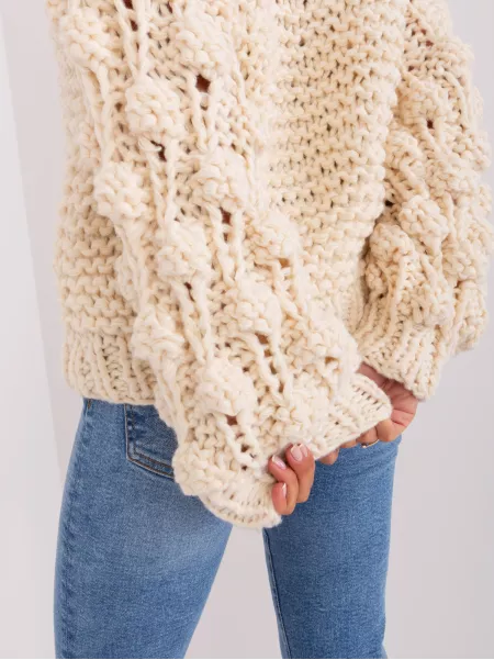 Sweter-AT-SW-2382.97P-jasny beżowy