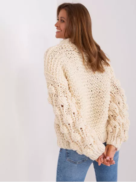 Sweter-AT-SW-2382.97P-jasny beżowy
