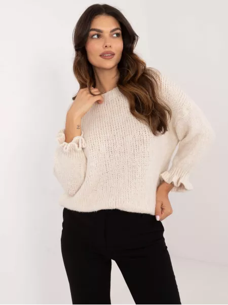 Sweter-MI-SW-2912.10X-jasny beżowy