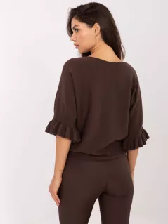 Sweter-IT-SW-99244.65-ciemny brązowy