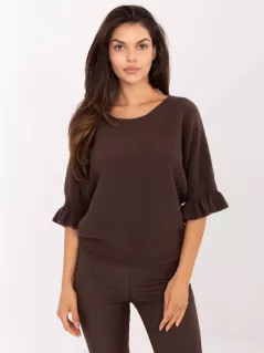 Sweter-IT-SW-99244.65-ciemny brązowy