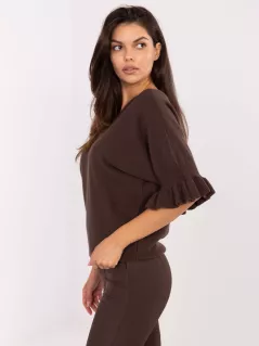 Sweter-IT-SW-99244.65-ciemny brązowy