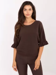 Sweter-IT-SW-99244.65-ciemny brązowy