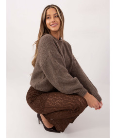 Sweter-MI-SW-1909.68-ciemny bezowy