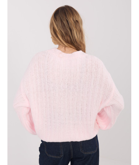 Sweter-MI-SW-1215.51-jasny różowy