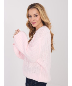 Sweter-MI-SW-1215.51-jasny różowy