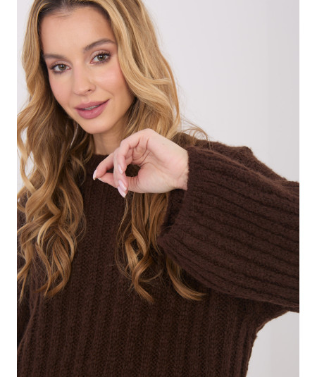 Sweter-MI-SW-1215.51-brązowy