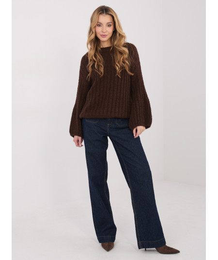 Sweter-MI-SW-1215.51-brązowy