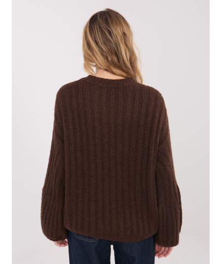 Sweter-MI-SW-1215.51-brązowy