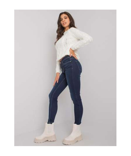 Spodnie jeans-D85035C62220D253-ciemny niebieski