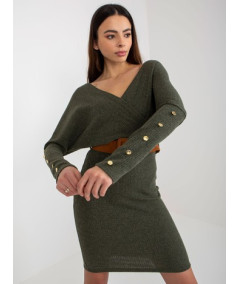 Sukienka-TW-SK-BE-BQ183.19-khaki