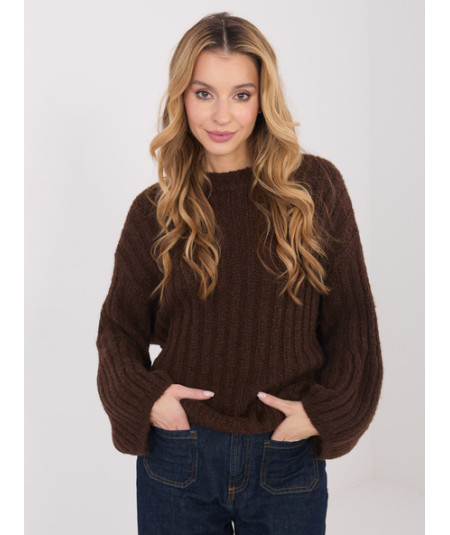 Sweter-MI-SW-1215.51-brązowy