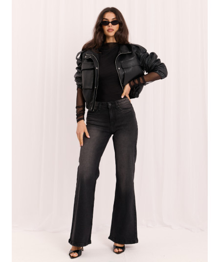 Spodnie jeans-D85094BA62673B165-czarny