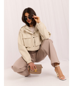 Spodnie jeans-D60140BA62672A1-ciemny bezowy