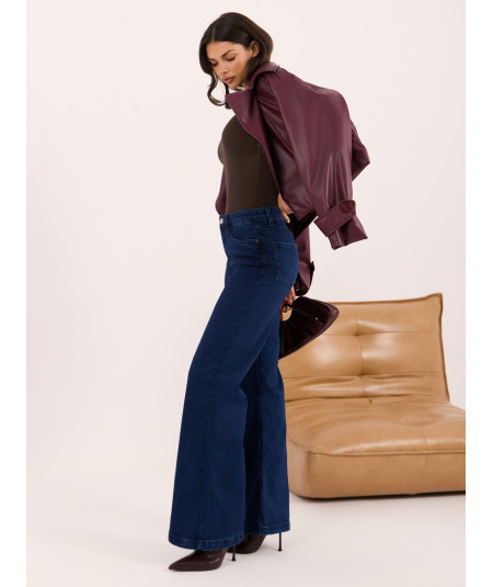Spodnie jeans-D85094BA62673D315-ciemny niebieski