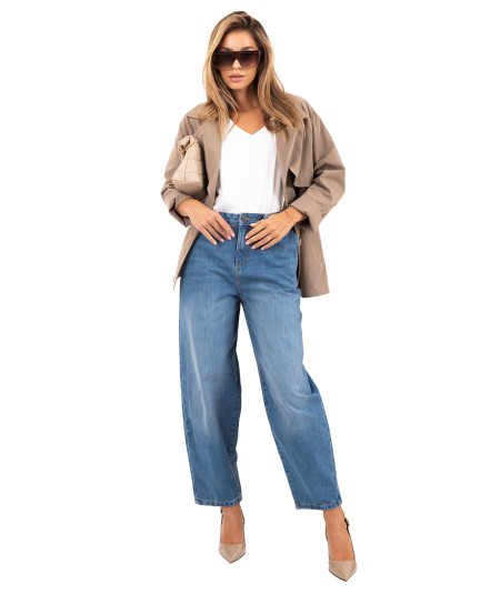 Spodnie jeans-D80044AH62683L233-jasny niebieski