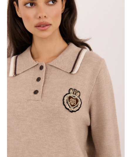 Sweter-PM-SW-J02.16-beżowy