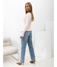 Spodnie jeans-D85096AH62682L232-jasny niebieski