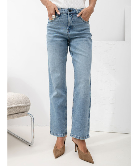Spodnie jeans-D85096AH62682L232-jasny niebieski
