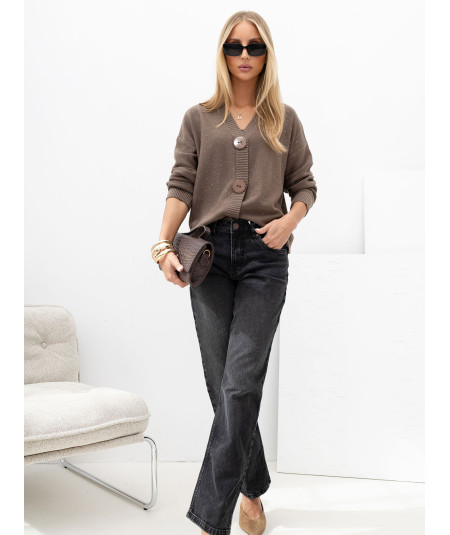Spodnie jeans-D85096AH62682B167-czarny