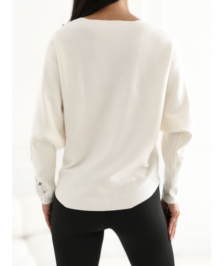 Sweter-CS-SW-B0167.82-ecru