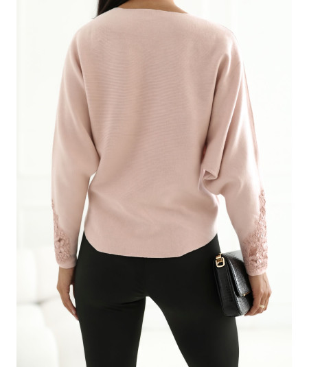 Sweter-CS-SW-B0167.82-jasny różowy
