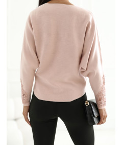 Sweter-CS-SW-B0167.82-jasny różowy