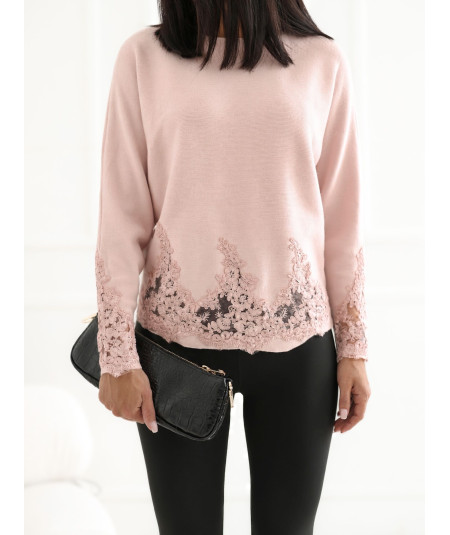 Sweter-CS-SW-B0167.82-jasny różowy