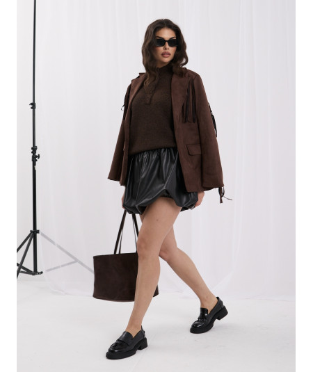 Sweter-IR-SW-K17003.99-ciemny brązowy