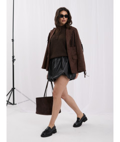 Sweter-IR-SW-K17003.99-ciemny brązowy