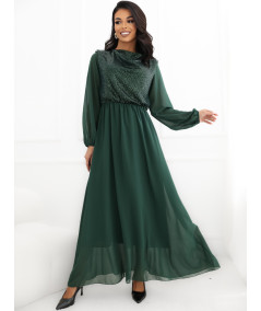 Sukienka-IT-SK-21832.99-ciemny zielony