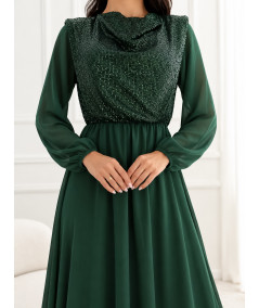 Sukienka-IT-SK-21832.99-ciemny zielony