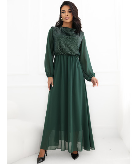 Sukienka-IT-SK-21832.99-ciemny zielony
